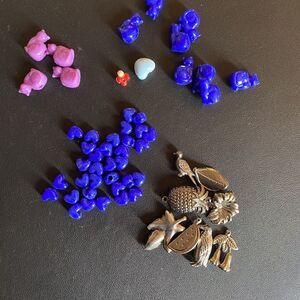 Beads Plastic Cats Hearts And More